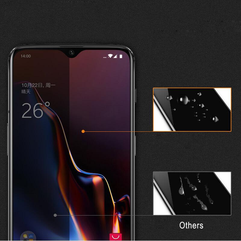 OnePlus 6T Privacy Tempered Glass Screen Protector [Anti-Spy Glass]