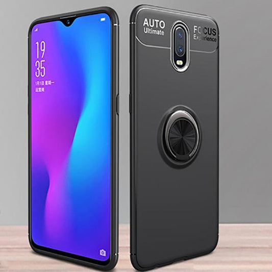 OnePlus 6T Metallic Ring Holder Matte Case