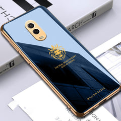 OnePlus 6T Lion Pattern Electroplating Glass Case