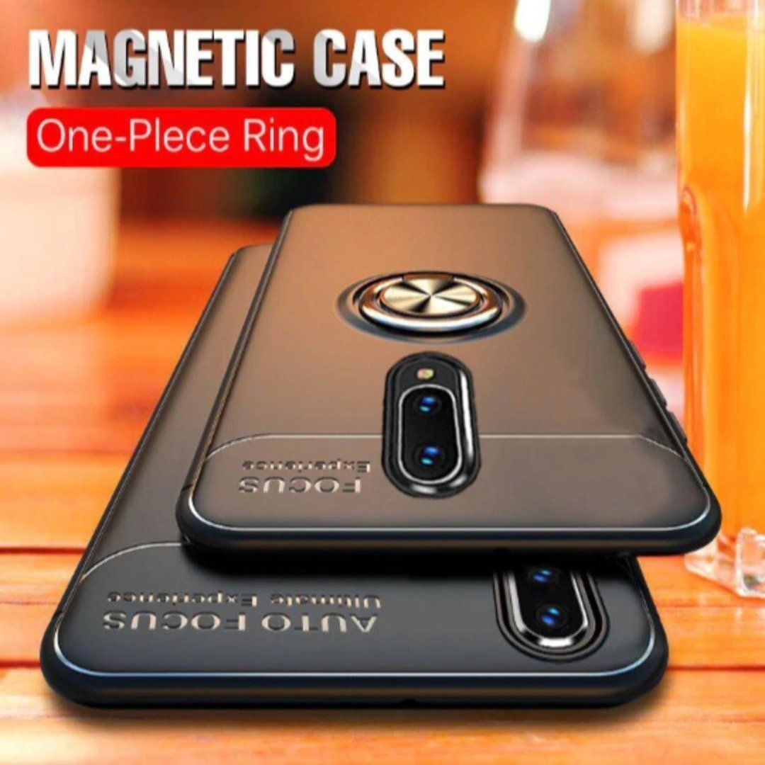 OnePlus 8 Series Metallic Finger Ring Holder Matte Case