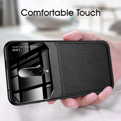 OnePlus 8 Sleek Slim Leather Glass Case