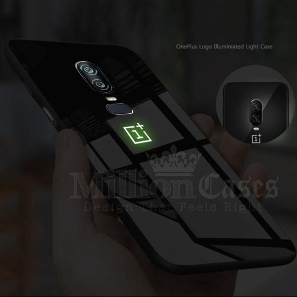 OnePlus 6 Radium Glow Light Illuminated Logo 3D Case