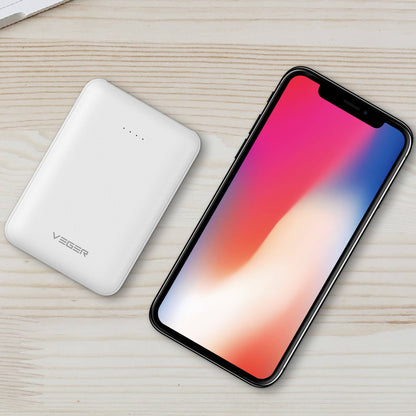 VEGER ® Dual-Port Palm-Size 10000 mAh Power Bank