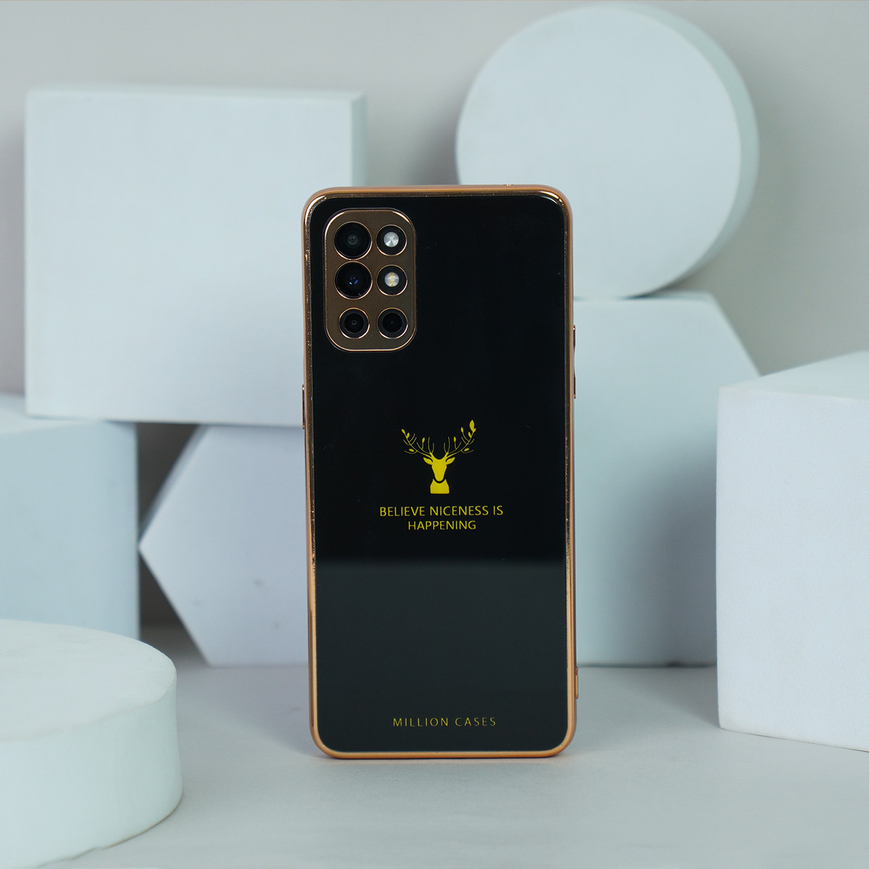 OnePlus 8T  Electroplating Reindeer Pattern Glass Case