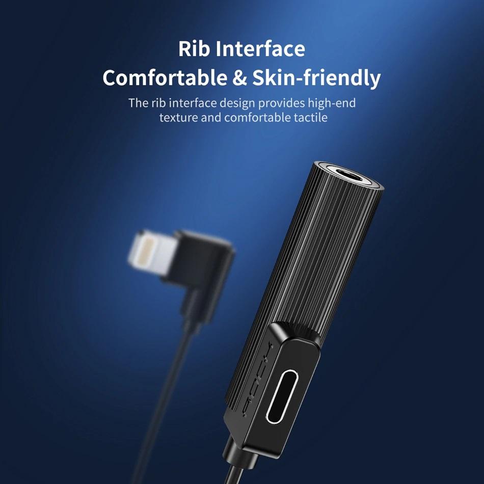 Rock ® 2 in 1 Type C Metal Charger and Audio Adapter