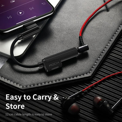 Rock ® 2 in 1 Type C Metal Charger and Audio Adapter