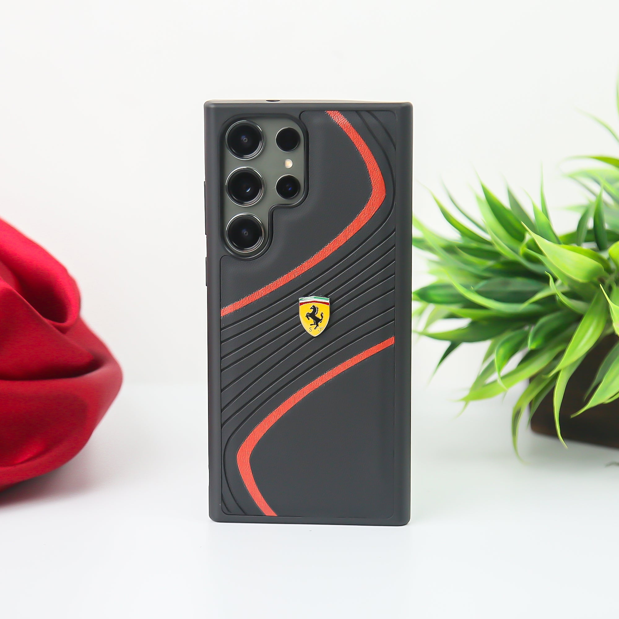 Ferrari® Galaxy Z Series Luxurious Quilted Supercar Case