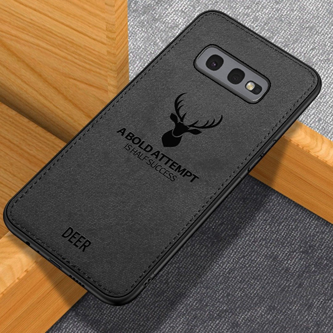 Galaxy S10e Deer Pattern Inspirational Soft Case