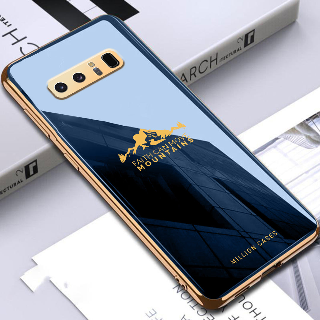 Galaxy Note 8 Sierra Pattern Electroplating Glass Case