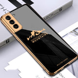 Galaxy S22 Sierra Pattern Electroplating Glass Case