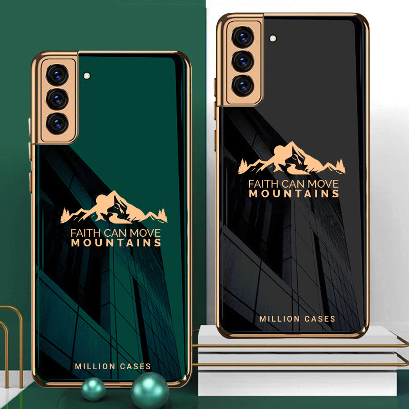 Galaxy S22 Sierra Pattern Electroplating Glass Case