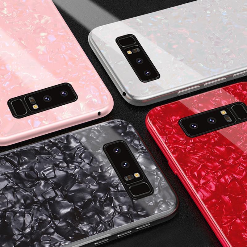 Galaxy Note 8 Dream Shell Series Textured Marble Case