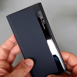 Galaxy Series Genuine Half View Flip Case