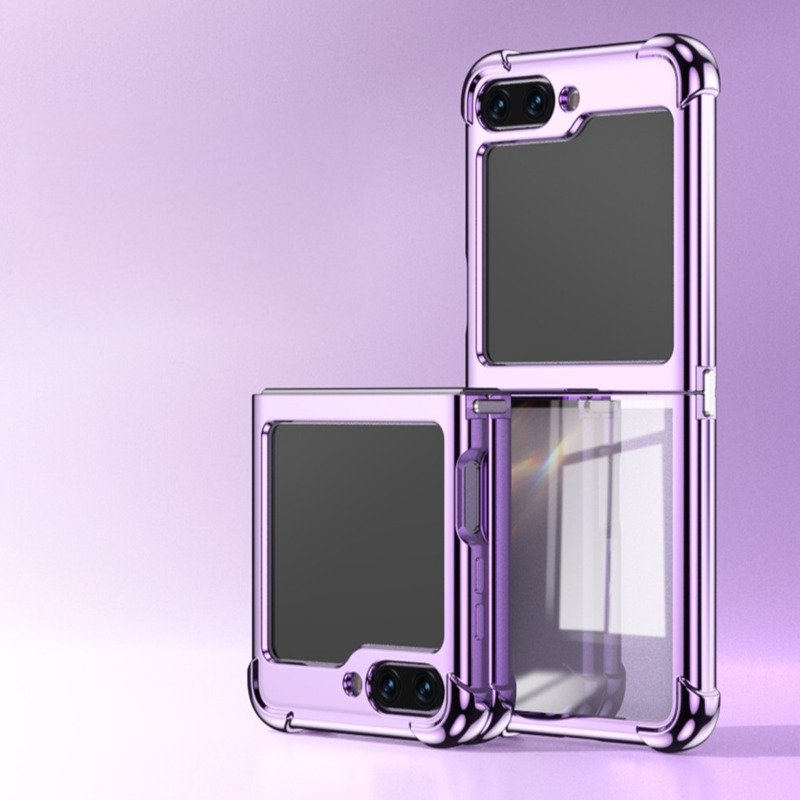 Galaxy Z Flip5 Elegant Plating Shockproof Frame Case