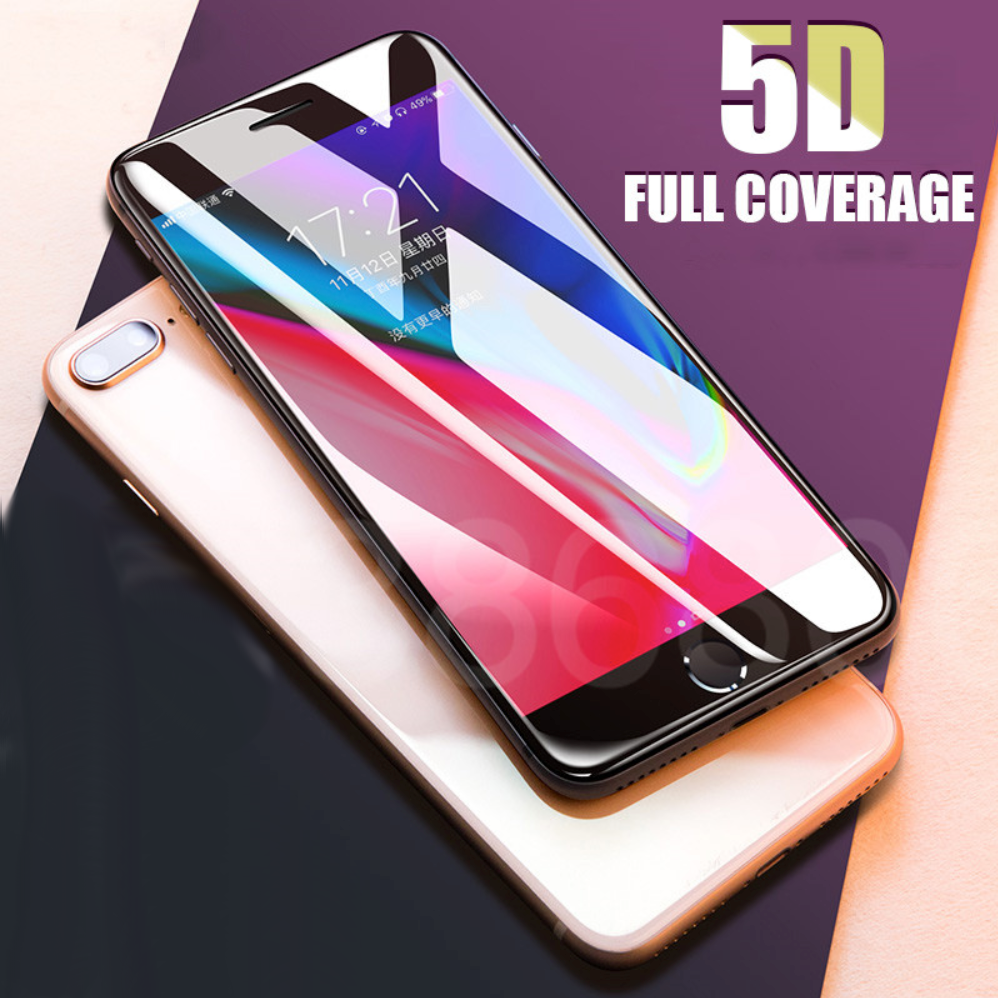 iPhone 8 5D Tempered Glass Screen Protector [100% Original]