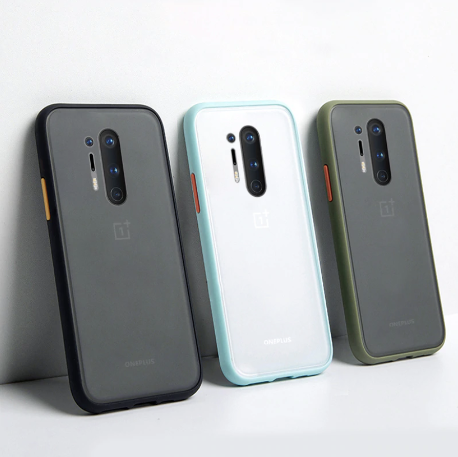 OnePlus 8/8 Pro Matte Silicone Shockproof Armor Case