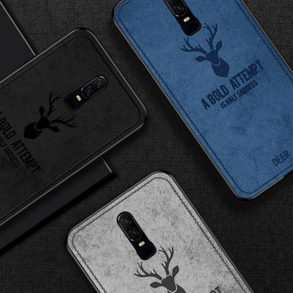 OnePlus 6 Deer Pattern Inspirational Soft Case