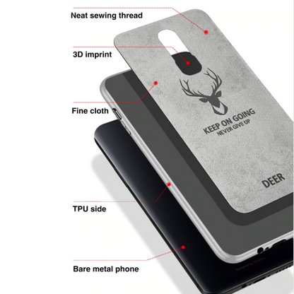 OnePlus 6 Deer Pattern Inspirational Soft Case