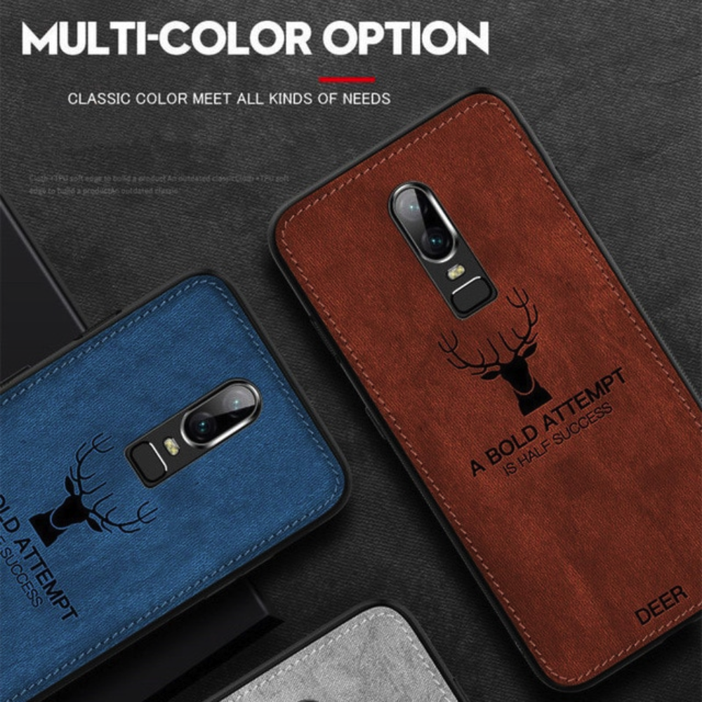 OnePlus 6 Deer Pattern Inspirational Soft Case