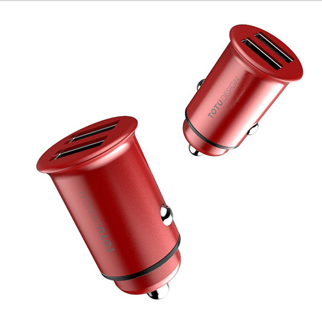 TOTU Design Smart Mini Dual USB Ports Fast Car Charger