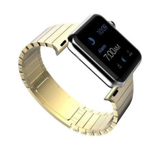 Stainless Steel Link Band for Apple Watch [42/44MM] - Gold - (WATCH NOT INCLUDED)