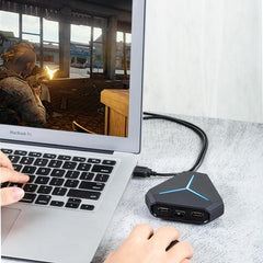 Multi USB 3.0 Hub and Card Reader with Microphone Interface