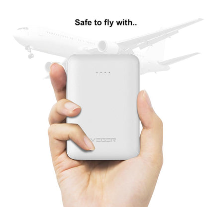 VEGER ® Dual-Port Palm-Size 10000 mAh Power Bank