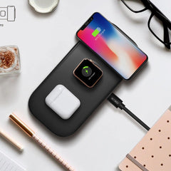 MK ® WiWU Power Air 3 in 1 Wireless Charging Pad