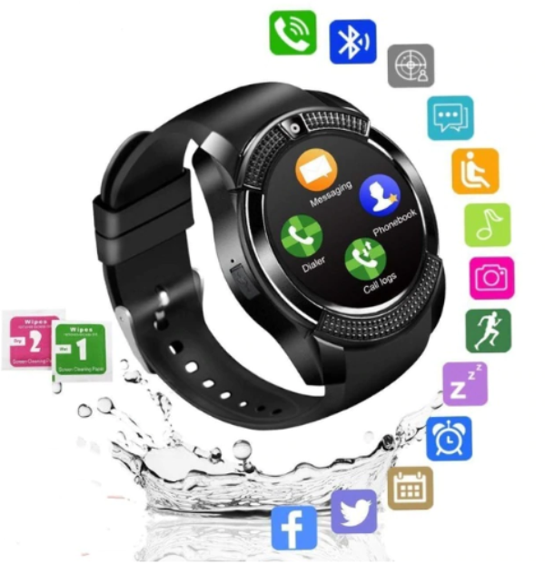 Unisex V8 Bluetooth Sports & Casual  Smart Watch