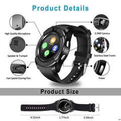 Unisex V8 Bluetooth Sports & Casual  Smart Watch