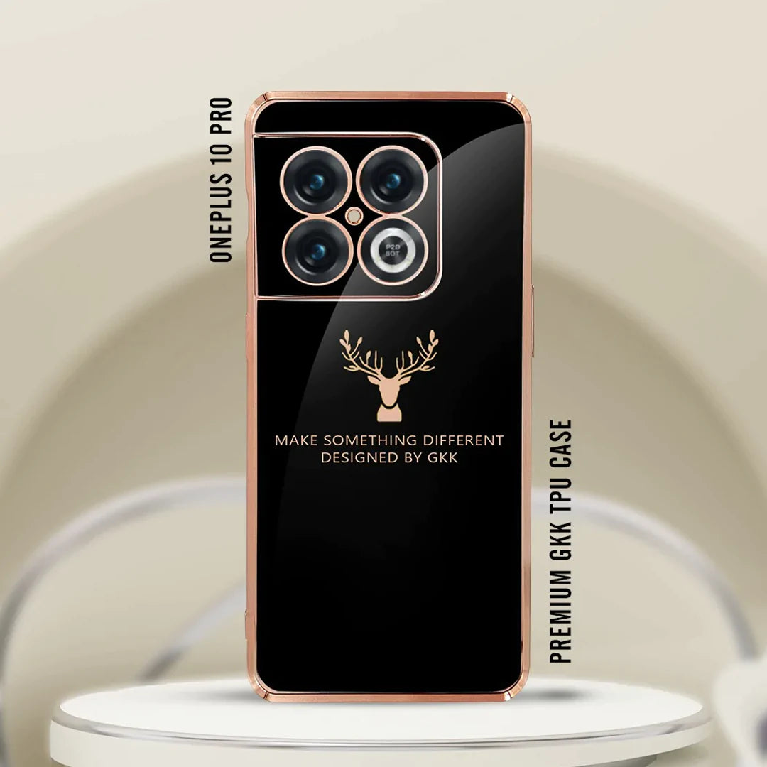 OnePlus 9 Pro Electroplating Reindeer Pattern Glass Case