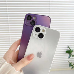 iPhone 13 Frosted Glass Back Case