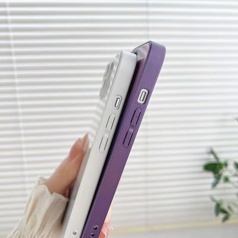 iPhone 13 Series Frosted Glass Back Case