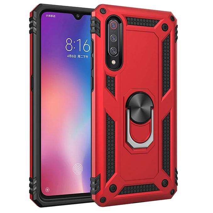 Galaxy A50 Armour Shield Ring Holder Back Case