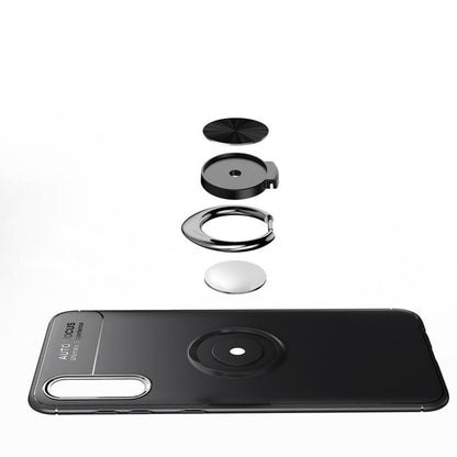 Galaxy A50s Metallic Finger Ring Holder Matte Case