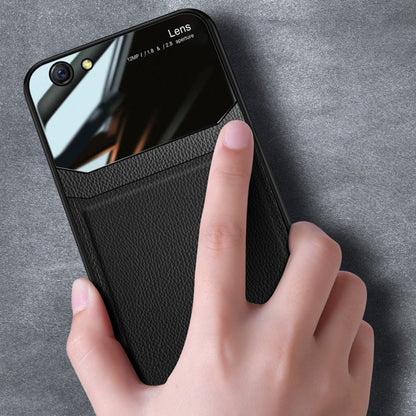 iPhone 7 Sleek Slim Leather Glass Case