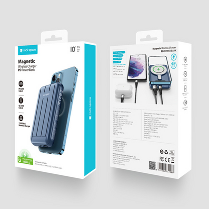 Rock Space - 10000 mAh Wireless PD Magnetic Charger