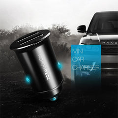 TOTU Design Smart Mini Dual USB Ports Fast Car Charger