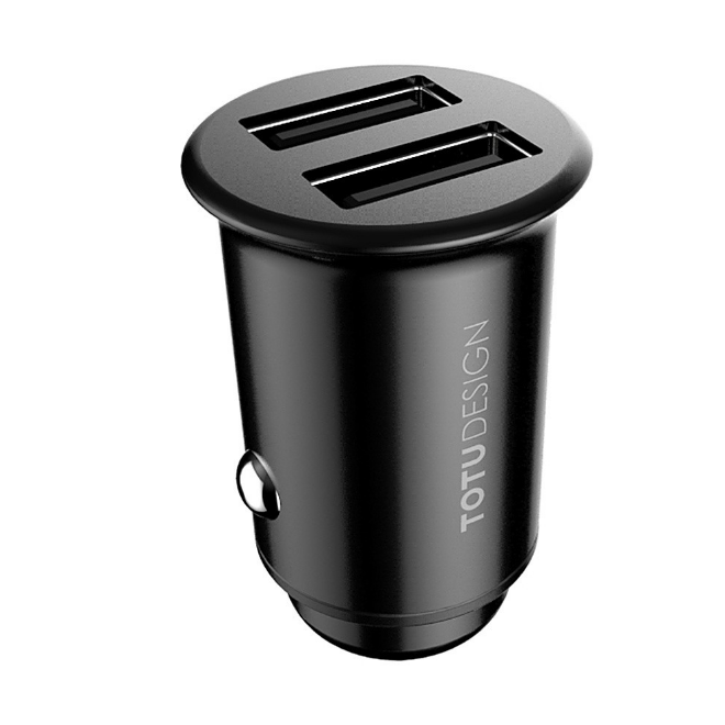 TOTU Design Smart Mini Dual USB Ports Fast Car Charger