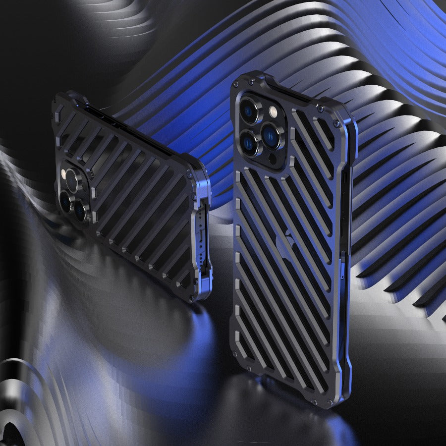 iPhone 13 Series R-Just Aluminium Alloy Grill Case