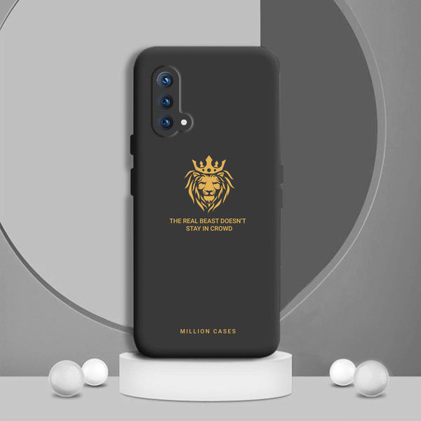 OnePlus Nord CE (3 in 1 Combo) Soft Silicone Lion Case + Tempered Glass + Camera Lens Protector