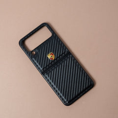 Galaxy Z Flip4 Carbon Fiber Motorsports Case