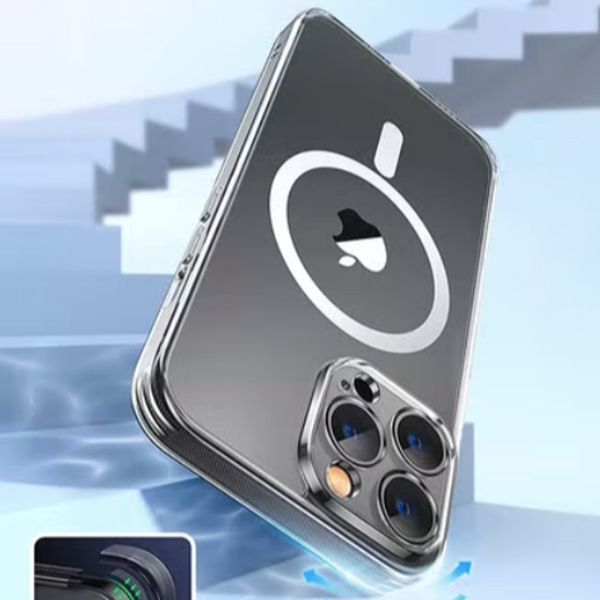 iPhone 14 Series - Anti-Knock TPU Transparent Magsafe Case