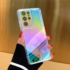 Galaxy S22 Series Gradient Aurora Clear Case