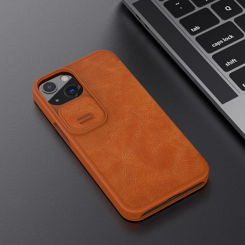 iPhone 13 Camera Protection Leather Flip Case