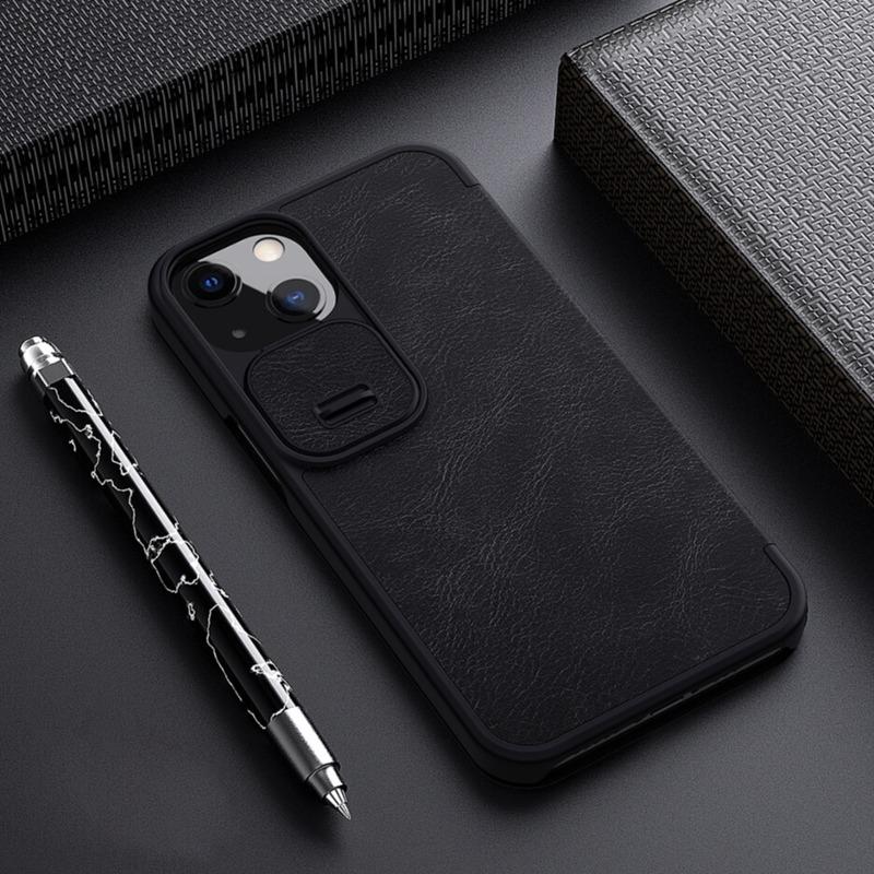 iPhone 13 Camera Protection Leather Flip Case