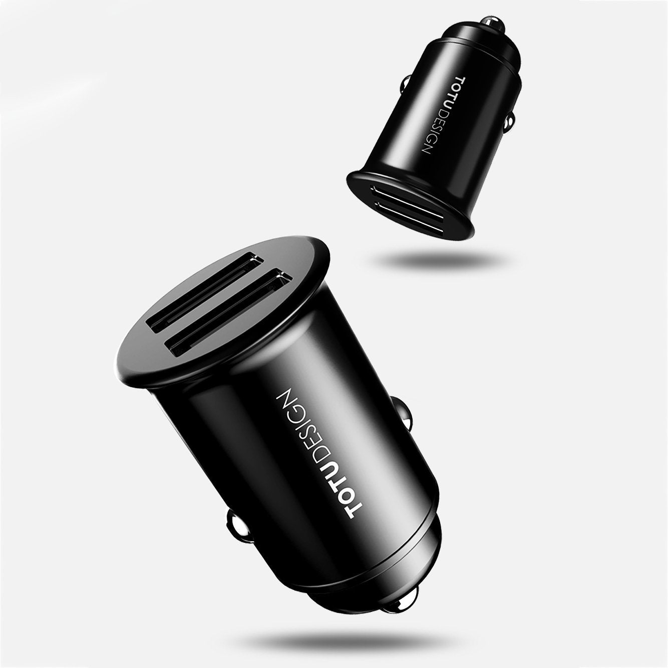 TOTU Design Smart Mini Dual USB Ports Fast Car Charger