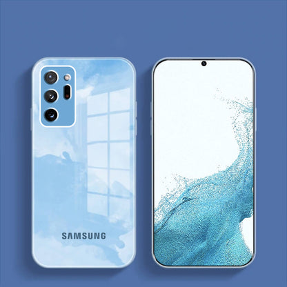 Galaxy S20 Plus Colorful Wave Glass Phone Case