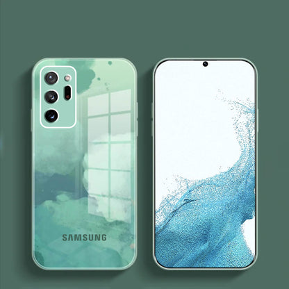 Galaxy S20 Plus Colorful Wave Glass Phone Case