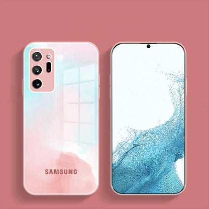 Galaxy S20 Plus Colorful Wave Glass Phone Case